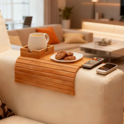 Koltriva Sofa Tray – Ahşap Koltuk Kolçağı Tepsisi