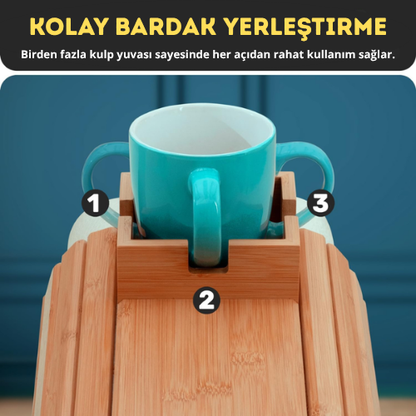 Koltriva Sofa Tray – Ahşap Koltuk Kolçağı Tepsisi